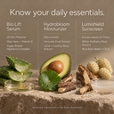 The Daily Essentials |  Bio Lift Anti-Aging Serum + Hydrobloom Moisturizer + Lumishield Sunscreen SPF 50 PA++++ (30 mL + 50 mL + 50 mL)